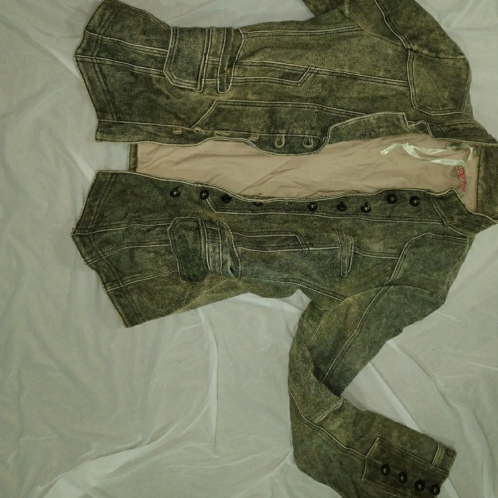 *Princy by Jessica Simpson* Green buttonup Jacket